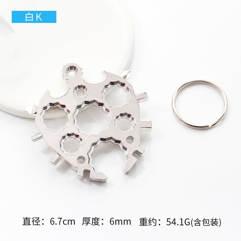 image-18-in-1 Octagonal Snowflake Multi-Tool Card Screwdriver Wrench