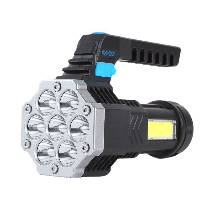 image-COB LED Flashlight USB Rechargeable 10W Portable Torch 1200mAh