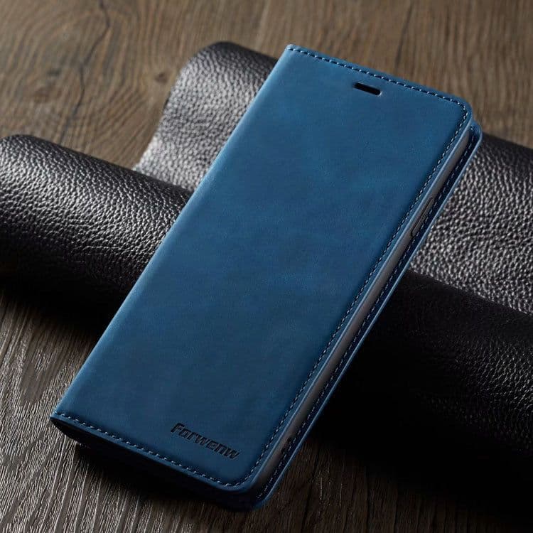 image-Forwenw iPhone Leather Wallet Flip Case for iPhone 11 Pro 12 XSMAX 8 Plus