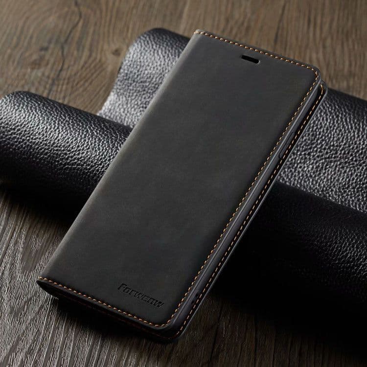 image-Forwenw iPhone Leather Wallet Flip Case for iPhone 11 Pro 12 XSMAX 8 Plus