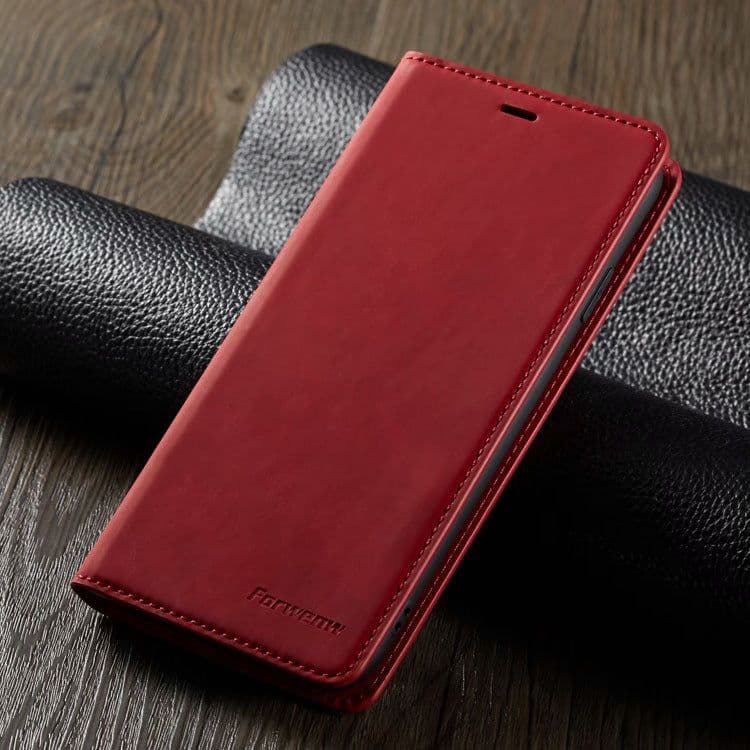 image-Forwenw iPhone Leather Wallet Flip Case for iPhone 11 Pro 12 XSMAX 8 Plus