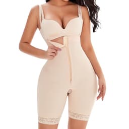 image-Nylon Adjustable Shapewear - Purple Gray
