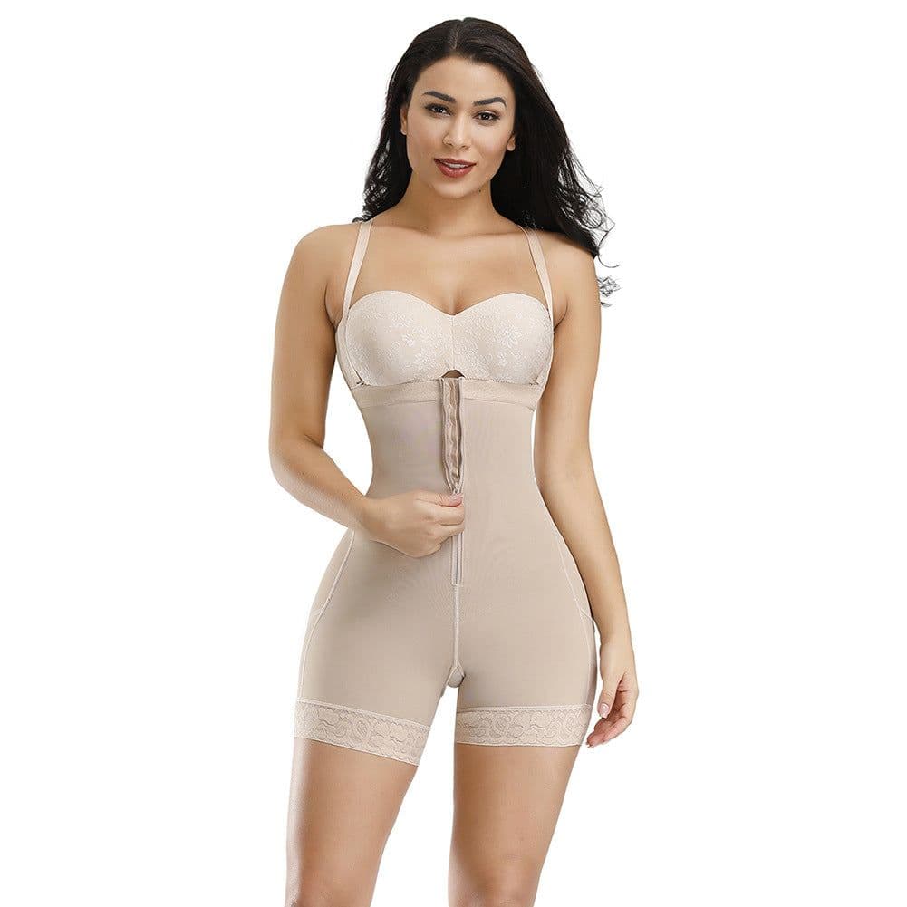 image-Nylon Adjustable Shapewear - Purple Gray