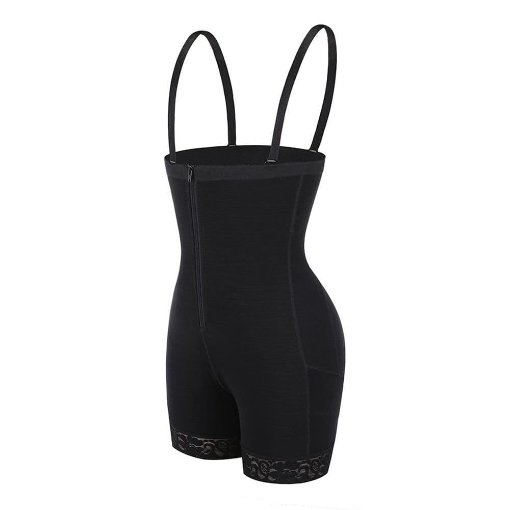 image-Nylon Adjustable Shapewear - Purple Gray