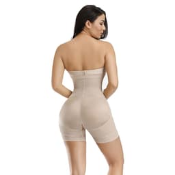 image-Nylon Adjustable Shapewear - Purple Gray