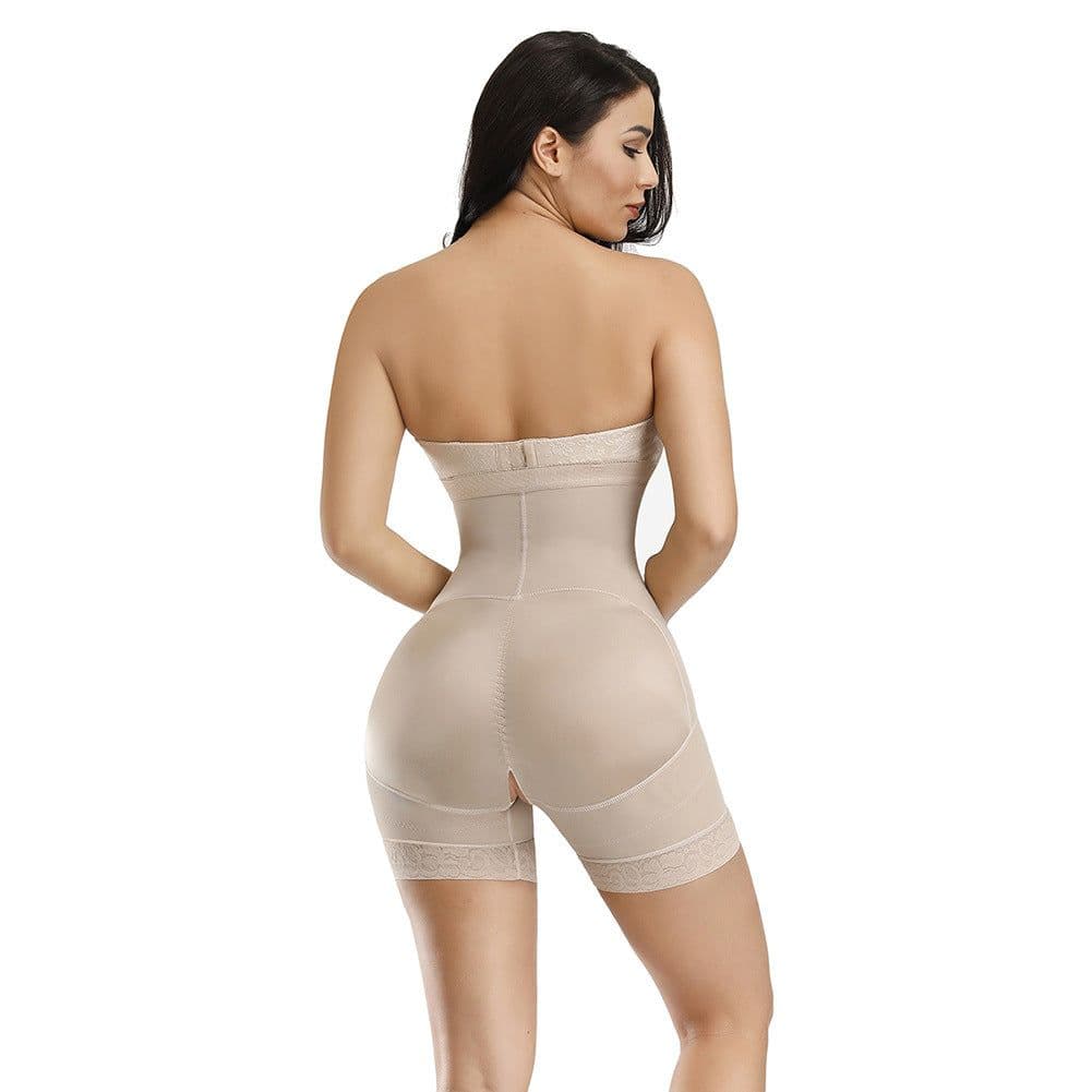 image-Nylon Adjustable Shapewear - Purple Gray