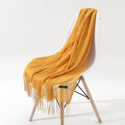 image-LAVENA Imitation Cashmere Scarf Women Solid Color Shawl 70x185cm