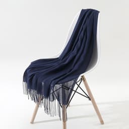 image-LAVENA Imitation Cashmere Scarf Women Solid Color Shawl 70x185cm