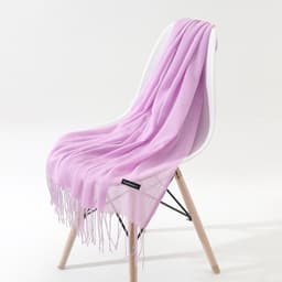 image-LAVENA Imitation Cashmere Scarf Women Solid Color Shawl 70x185cm