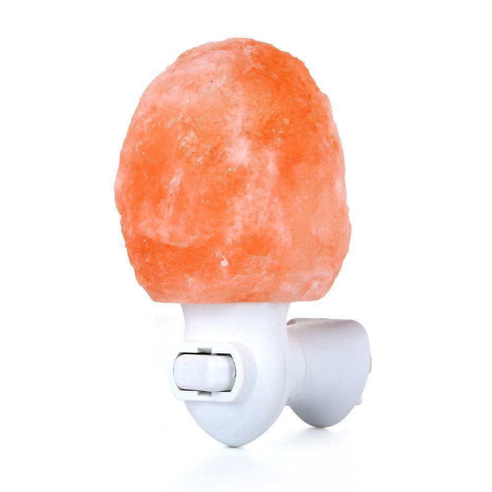 image-Himalayan Salt Crystal Wall Lamp Night Light US Plug