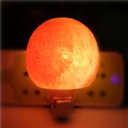 image-Himalayan Salt Crystal Wall Lamp Night Light US Plug