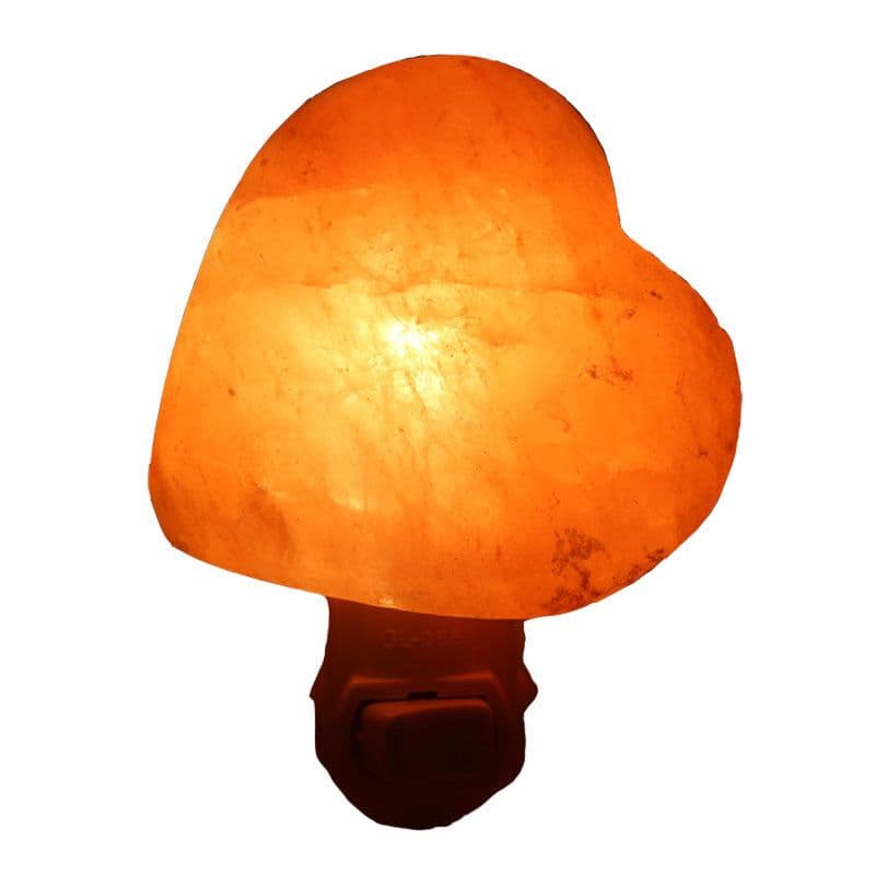 image-Himalayan Salt Crystal Wall Lamp Night Light US Plug