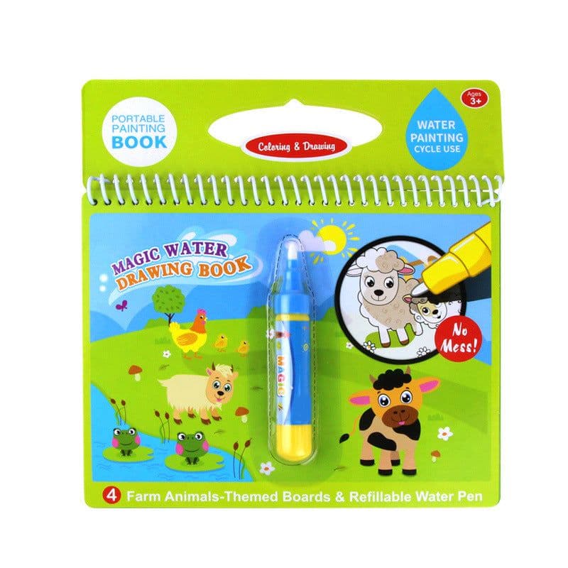 image-Children's Water Reveal Coloring Book for Infants 0-2 Years