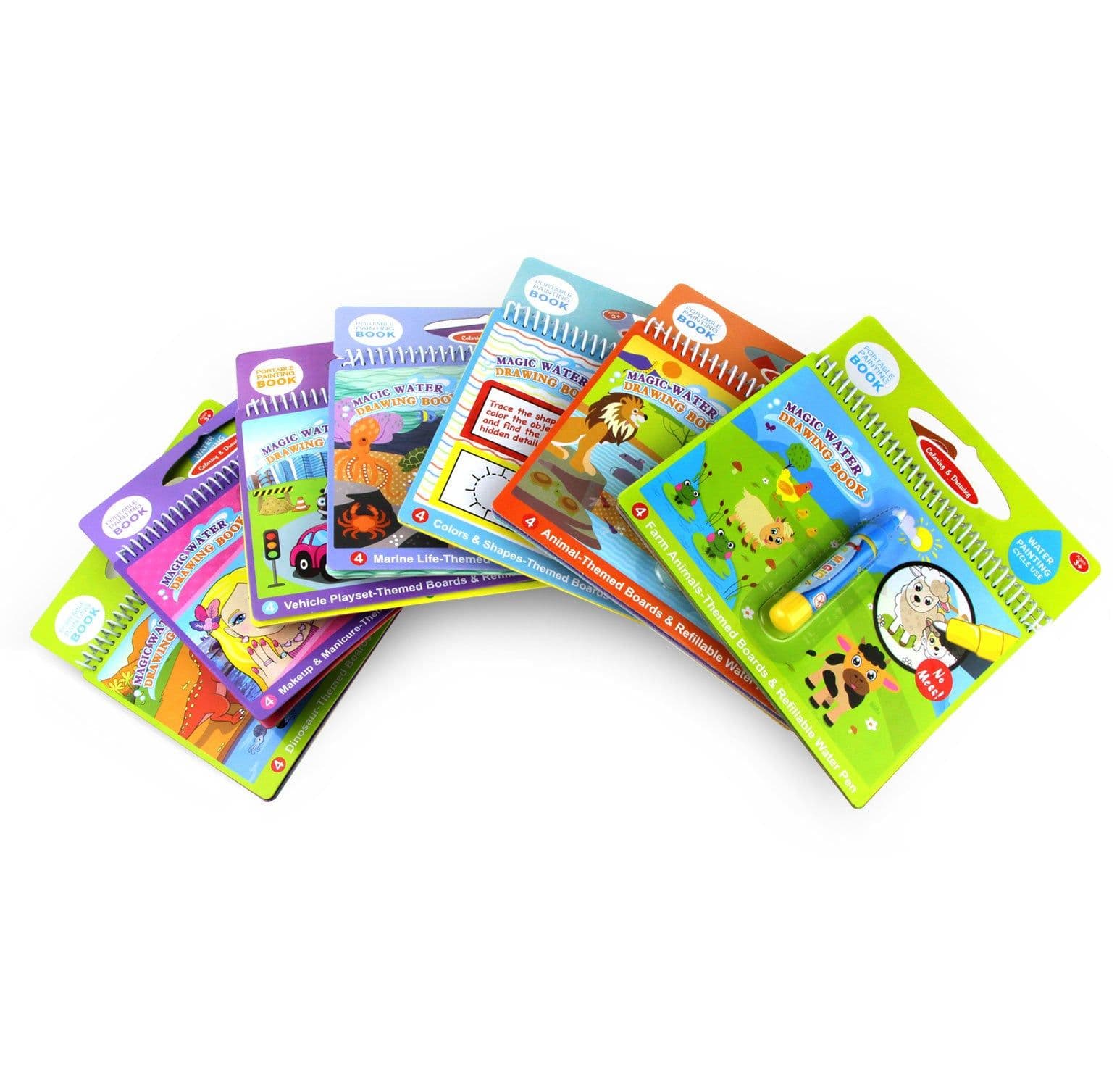 image-Children's Water Reveal Coloring Book for Infants 0-2 Years
