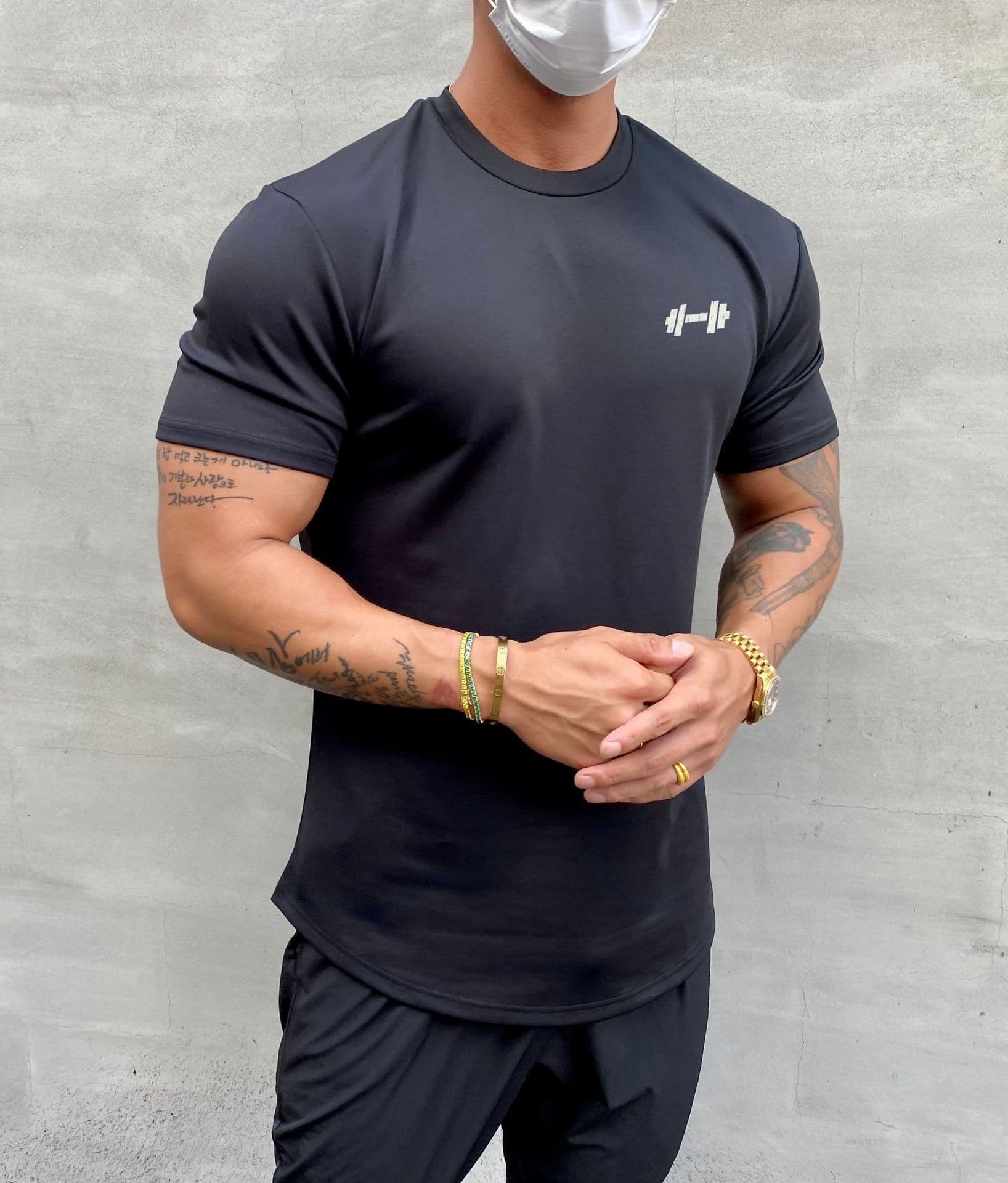 image-Muscle Tide Men's Slim Fit Cotton Training T-Shirt