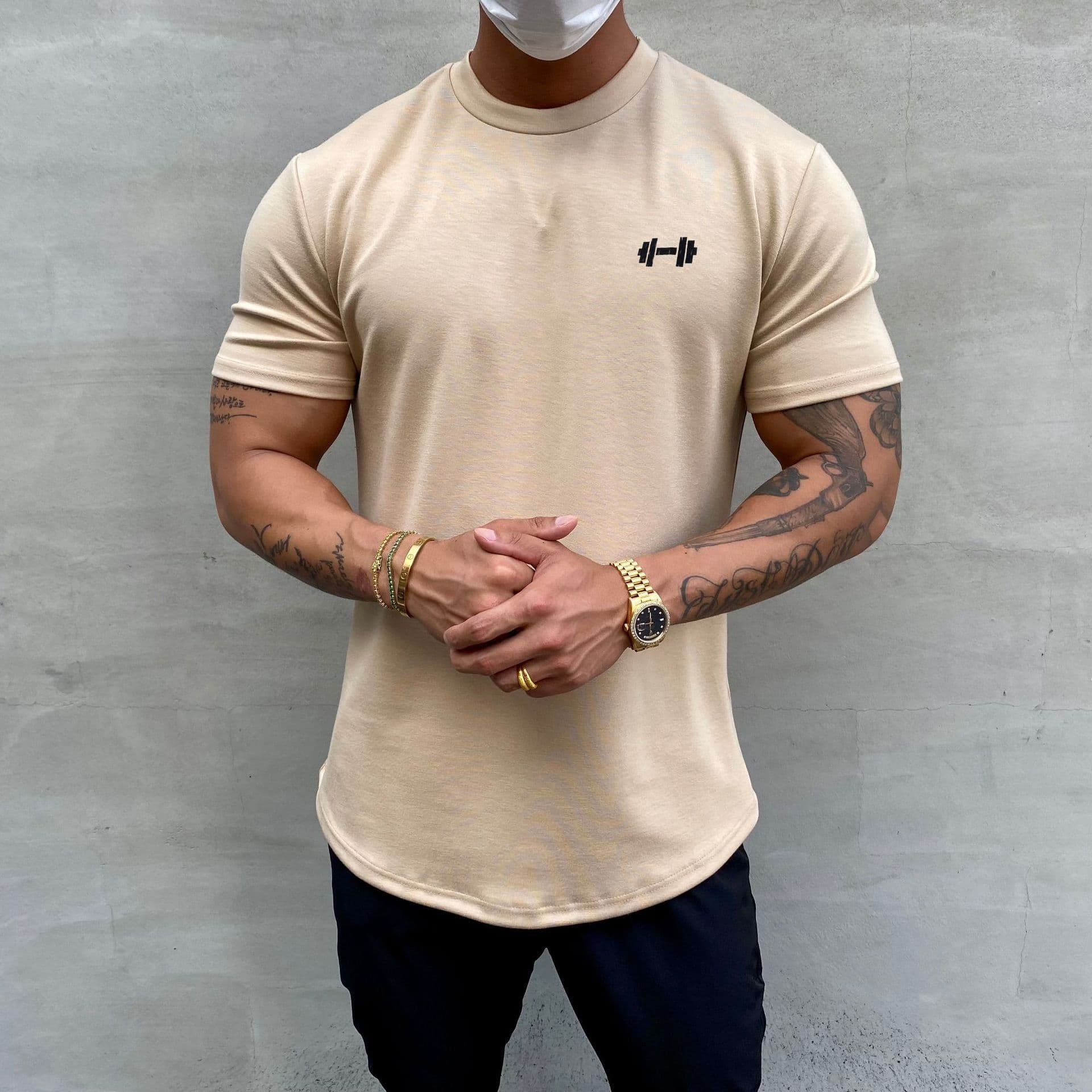 image-Muscle Tide Men's Slim Fit Cotton Training T-Shirt