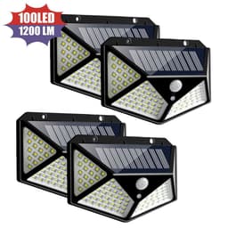 image-Wilder 100LED Solar Wall Light Outdoor Waterproof IP65 Motion Sensor