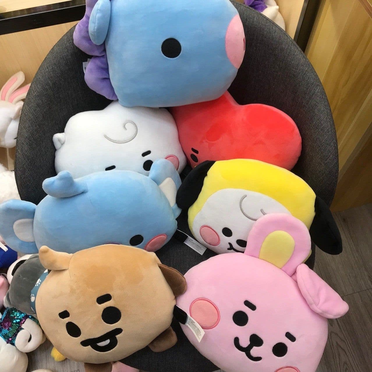 image-Japanese Plush Toy Animal Love Pillow 25x18cm