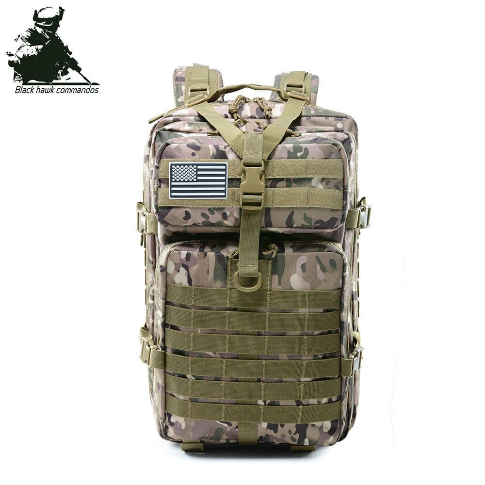 image-Black Hawk 3P Tactical Backpack 36-55L Outdoor Hiking Camping Bag