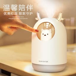 image-USB Pet Bear Humidifier M106 Cartoon Desktop Aromatherapy