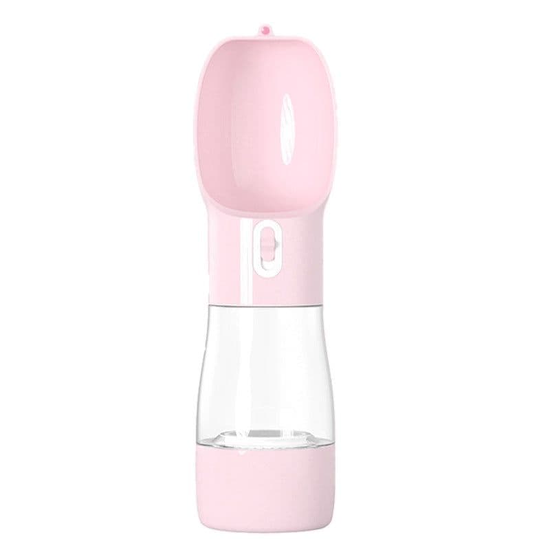 image-Portable Pet Water Food Cup 300ml Multi-Functional Dispenser