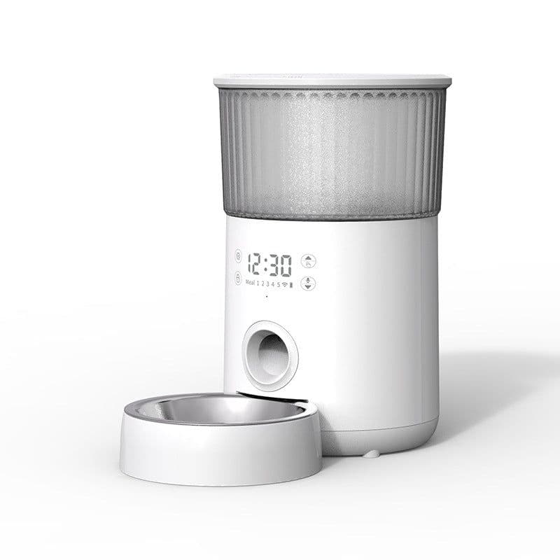 image-4L Smart Pet Feeder Automatic Timed Dog Cat Feeder
