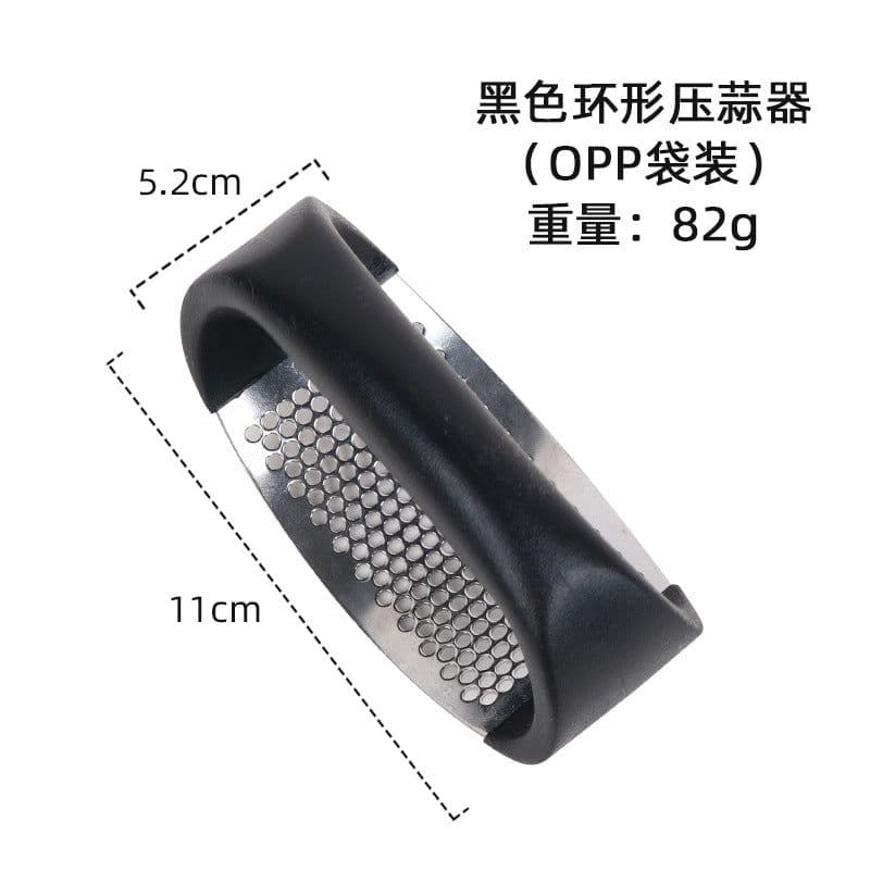 image-Stainless Steel Manual Garlic Press Kitchen Tool