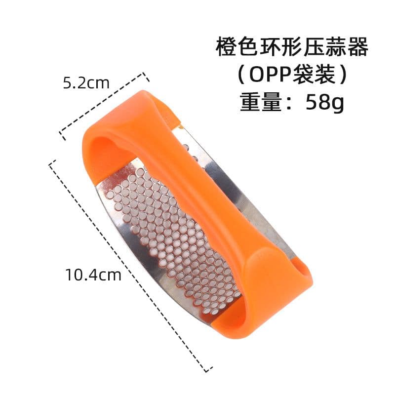 image-Stainless Steel Manual Garlic Press Kitchen Tool