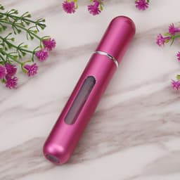 image-8ml Travel Perfume Atomizer Spray Bottle Bottom Fill Aluminum