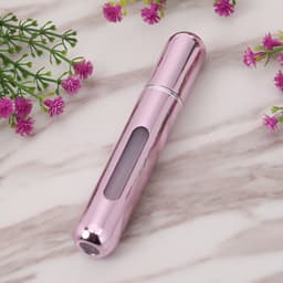 image-8ml Travel Perfume Atomizer Spray Bottle Bottom Fill Aluminum