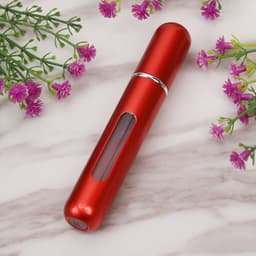 image-8ml Travel Perfume Atomizer Spray Bottle Bottom Fill Aluminum