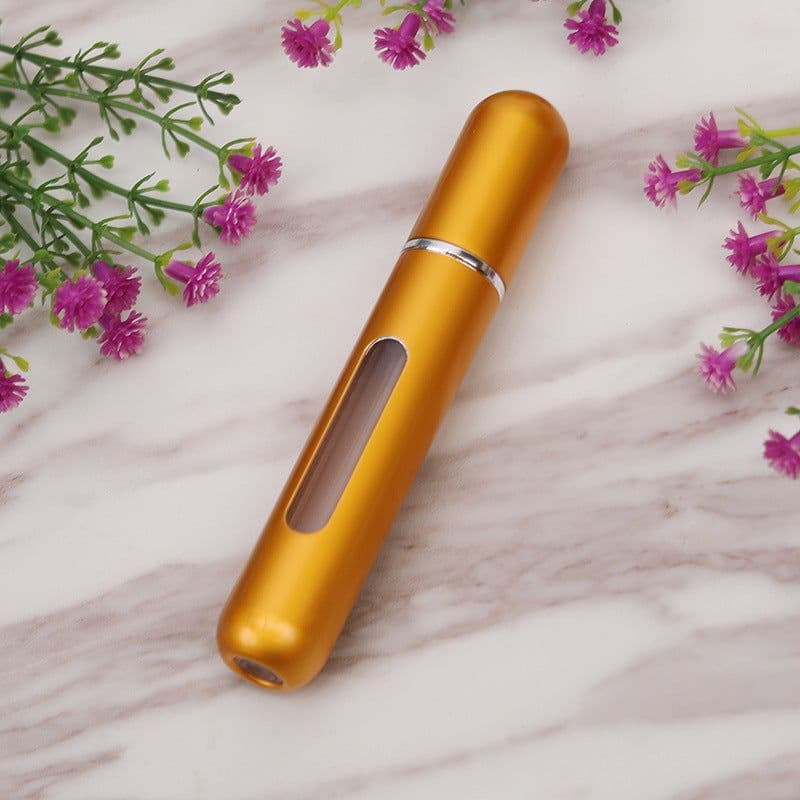 image-8ml Travel Perfume Atomizer Spray Bottle Bottom Fill Aluminum
