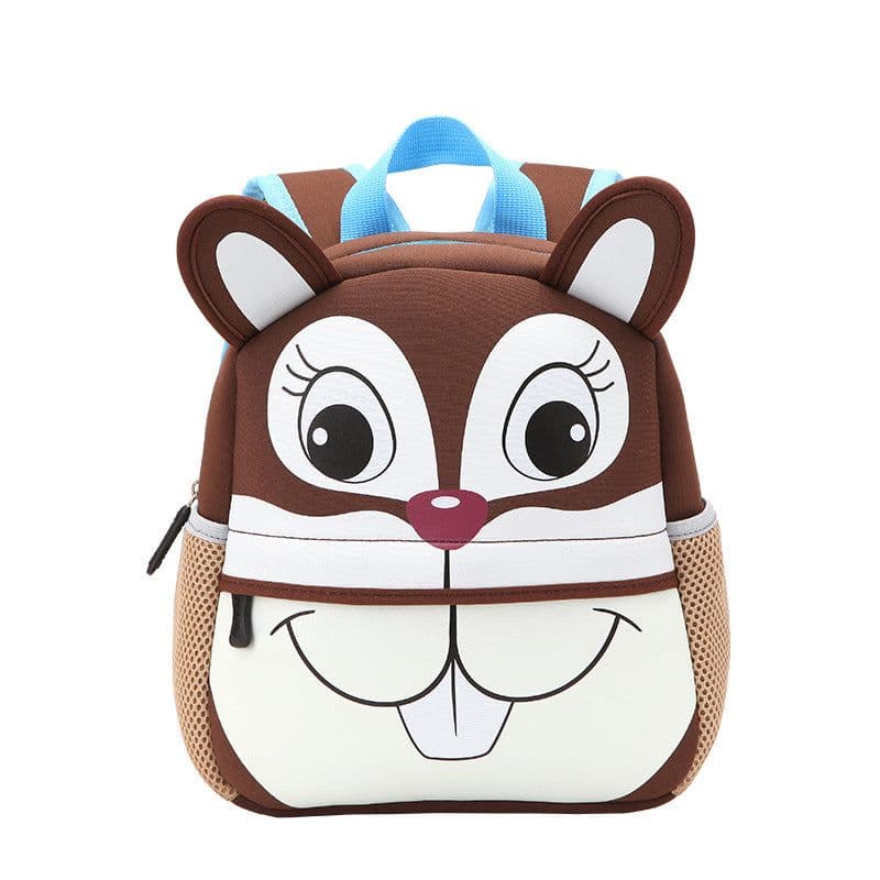 image-Children's Neoprene Cartoon Animal School Backpack - Kindergarten