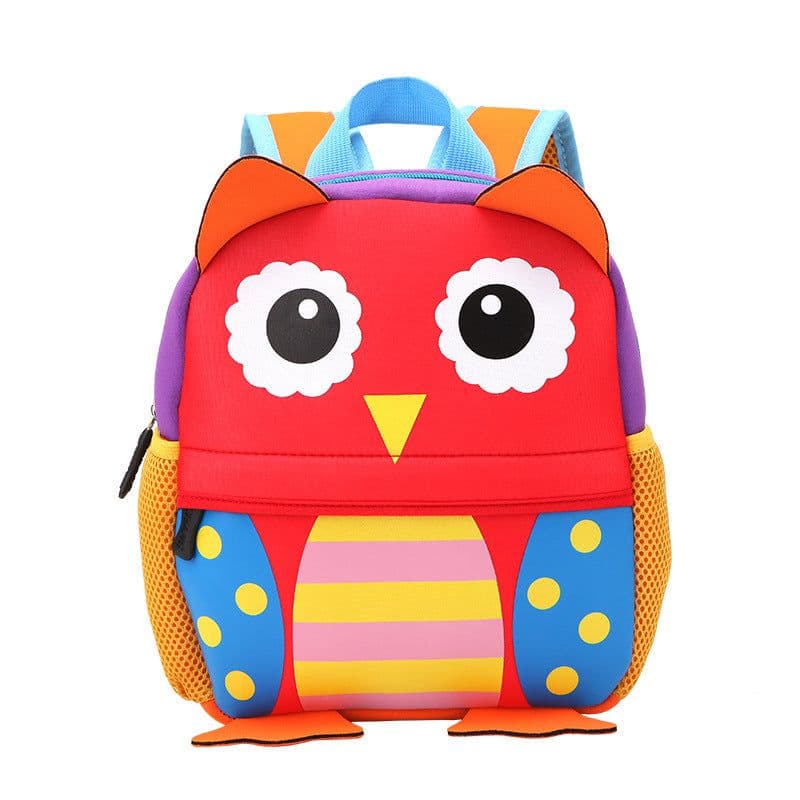 image-Children's Neoprene Cartoon Animal School Backpack - Kindergarten