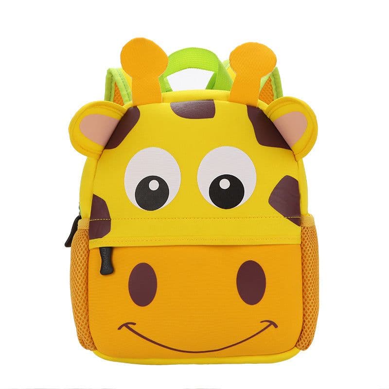 image-Children's Neoprene Cartoon Animal School Backpack - Kindergarten