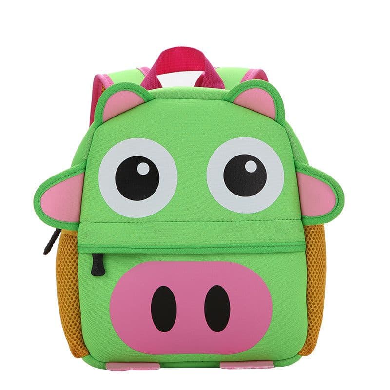 image-Children's Neoprene Cartoon Animal School Backpack - Kindergarten