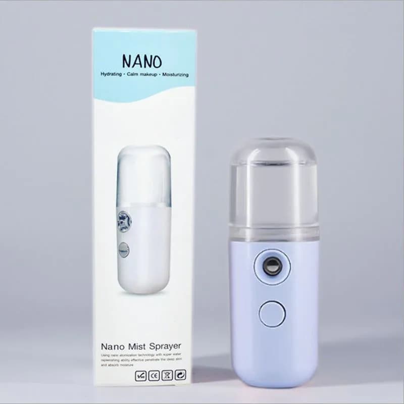image-Nano Spray Facial Humidifier Portable Rechargeable Face Steamer