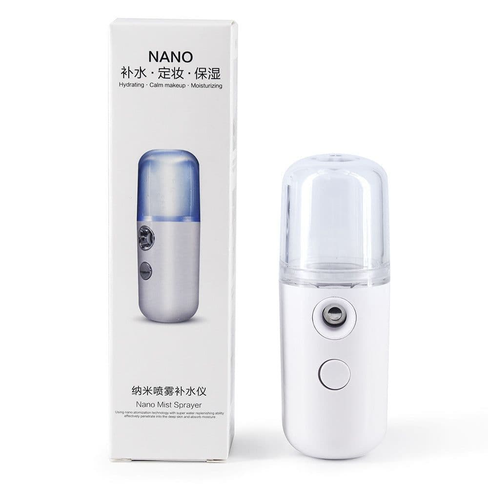 image-Nano Spray Facial Humidifier Portable Rechargeable Face Steamer