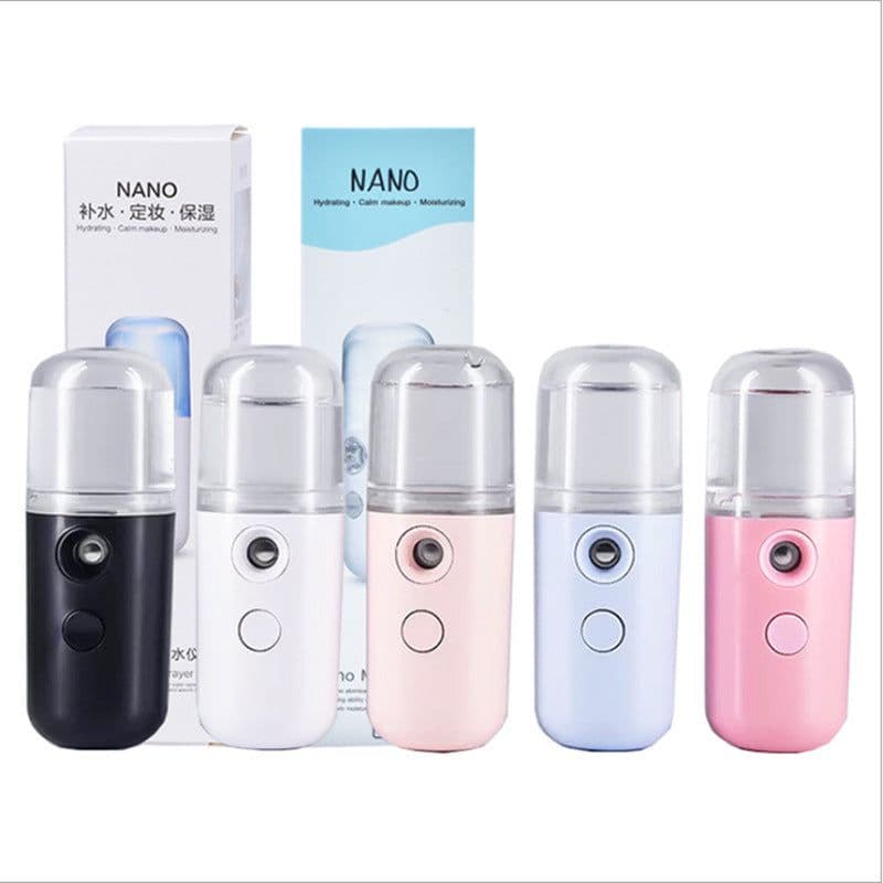 image-Nano Spray Facial Humidifier Portable Rechargeable Face Steamer