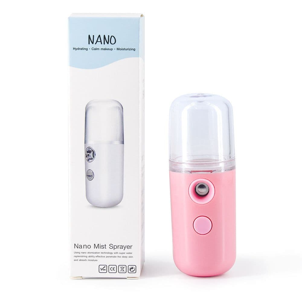 image-Nano Spray Facial Humidifier Portable Rechargeable Face Steamer