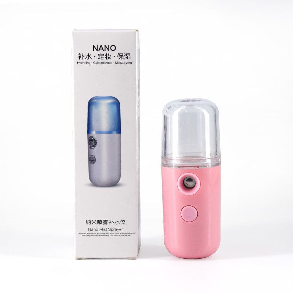 image-Nano Spray Facial Humidifier Portable Rechargeable Face Steamer