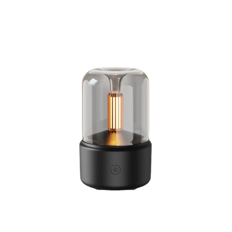 image-USB Desktop Humidifier Candlelight Aromatherapy Diffuser DQ702