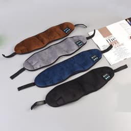 image-Bluetooth Sleep Eye Mask with Music - Grey Wireless Blackout Mask
