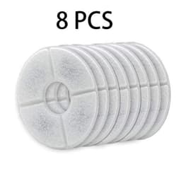 image-Pet Water Dispenser Round Filter Replacement 12 Pack QICHEN