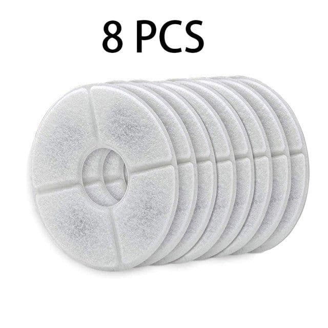 image-Pet Water Dispenser Round Filter Replacement 12 Pack QICHEN