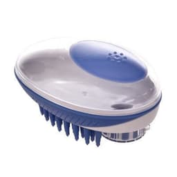 image-Qi Ting Dog Bathing Massage Brush Pet Hair Removal Comb Green