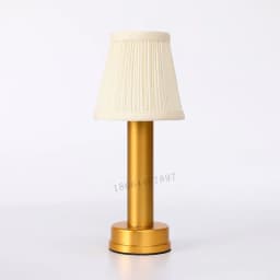 image-LED Wireless Charging Table Lamp European Style Metal Base