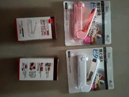 image-Portable Mini Heat Sealing Machine for Plastic Bags - Pink