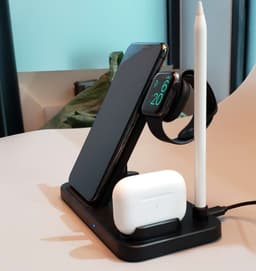 image-4-in-1 Wireless Charger W30 9V Multi-Device Charging Station