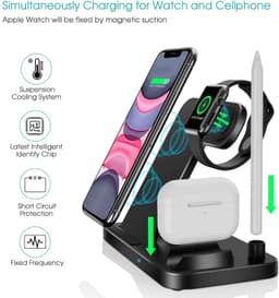 image-4-in-1 Wireless Charger W30 9V Multi-Device Charging Station